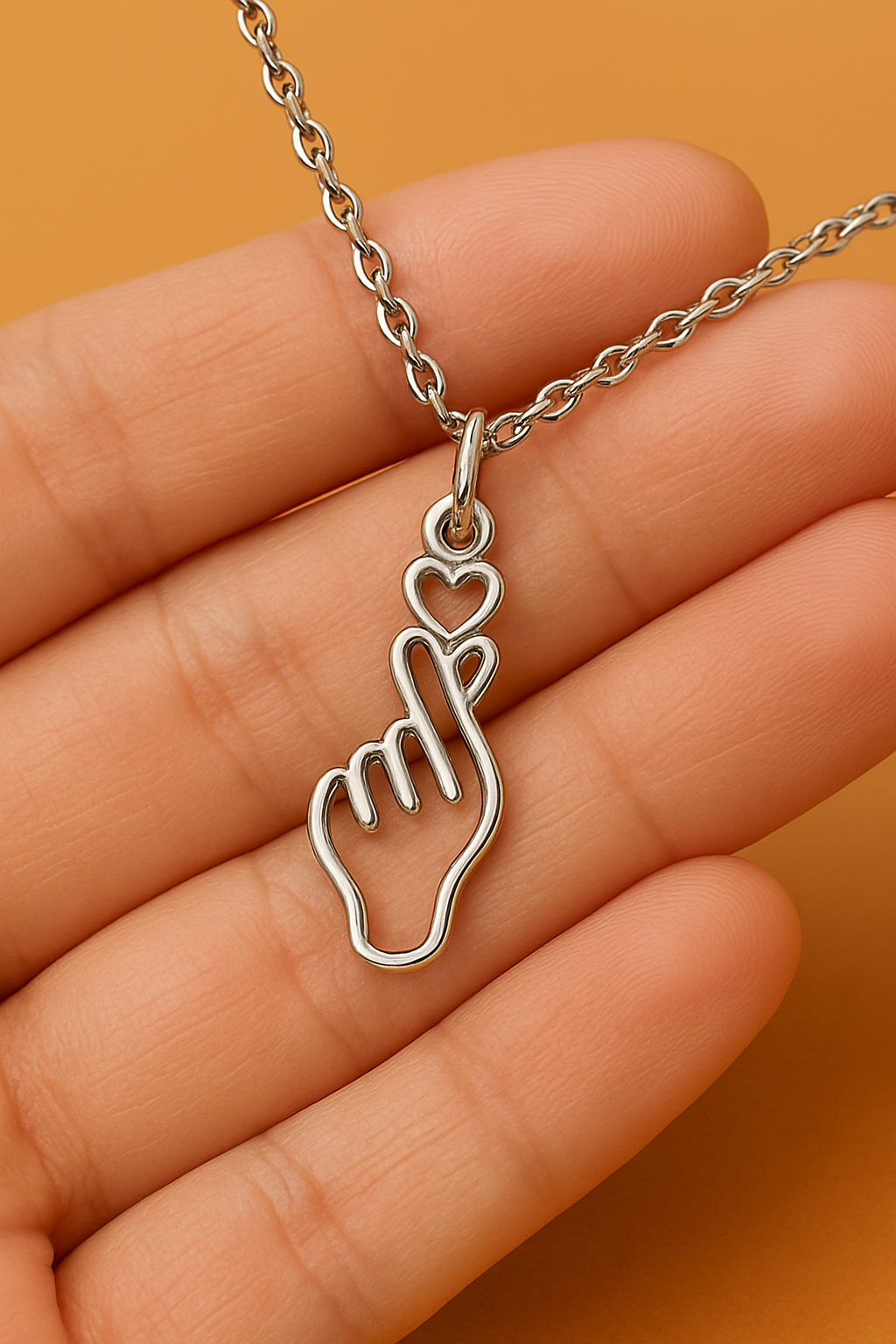 Graceful Love Sign Pendant